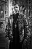 Evgeny, 28-year-old military chaplain in Kyiv