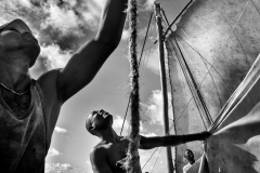 Madagascar 2017, men and sea.