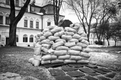 Monument of Yaroslav the Wise in the courtyard of St. Sophia's Cathedral in Kiev